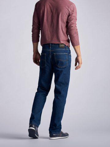 Men's 100% Cotton Regular Fit Straight Leg Heavyweight Jean