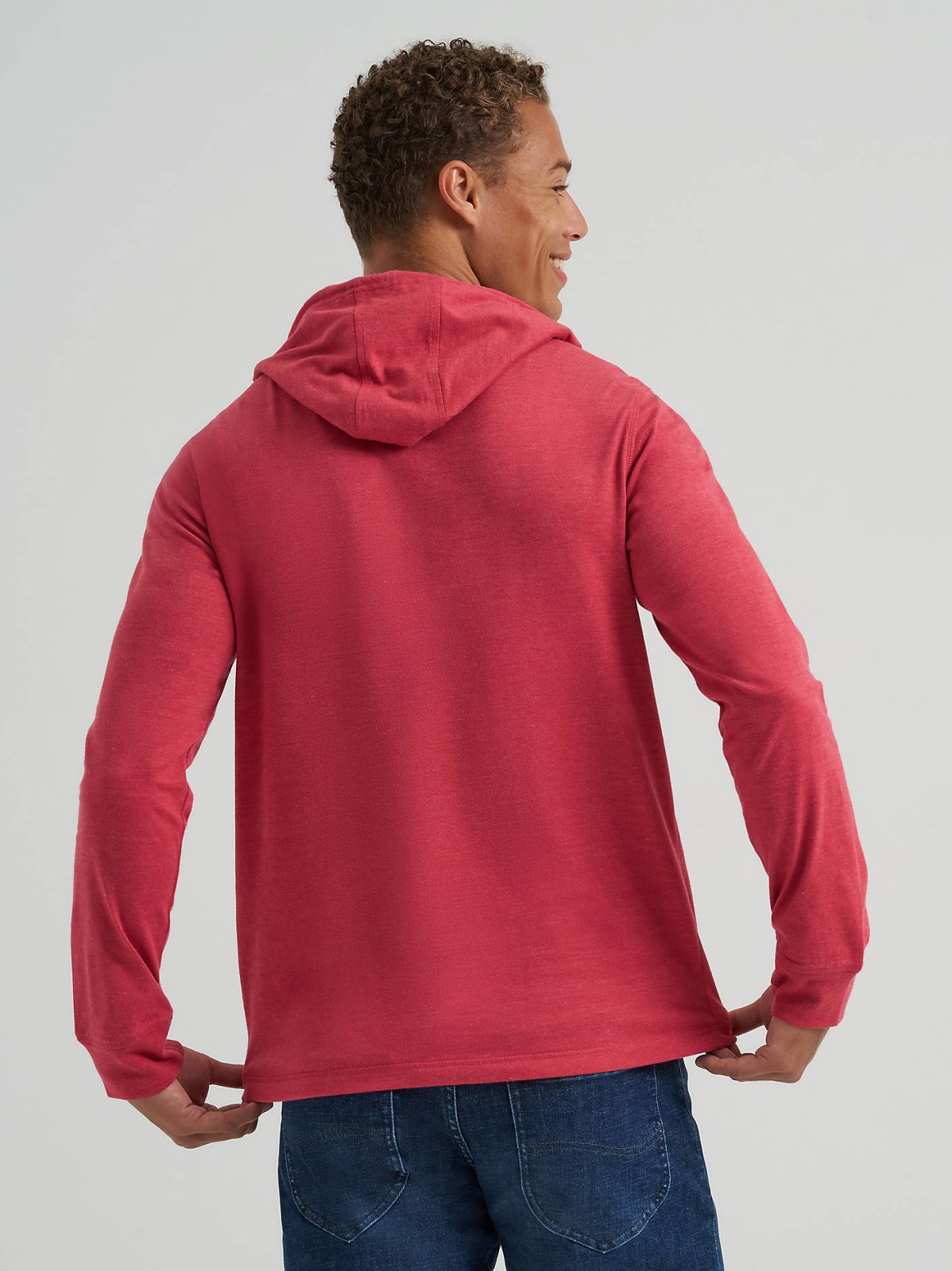 Men's Sueded Jersey Hoodie - view 2