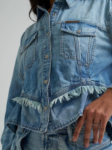 Women's Lee® x Feng Chen Wang Denim Peplum Shirt