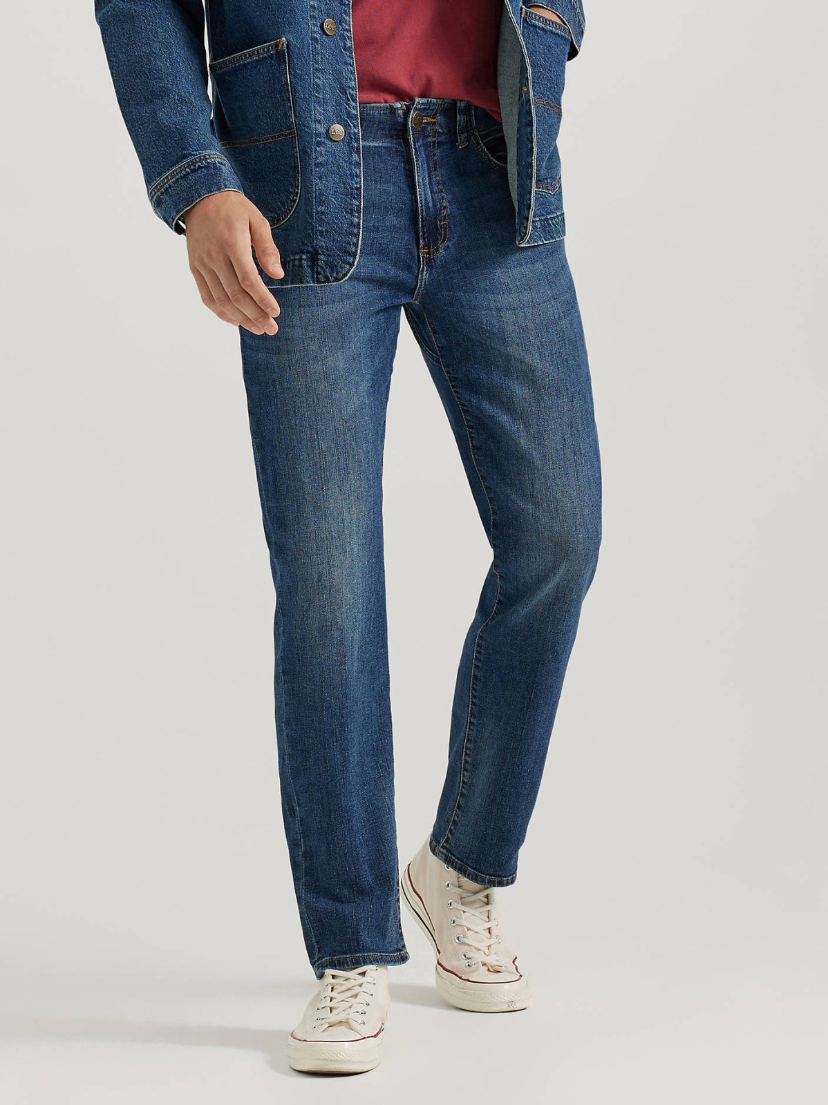 Men's Extreme Motion Straight Fit Tapered Leg Jean (Big & Tall) - view 2