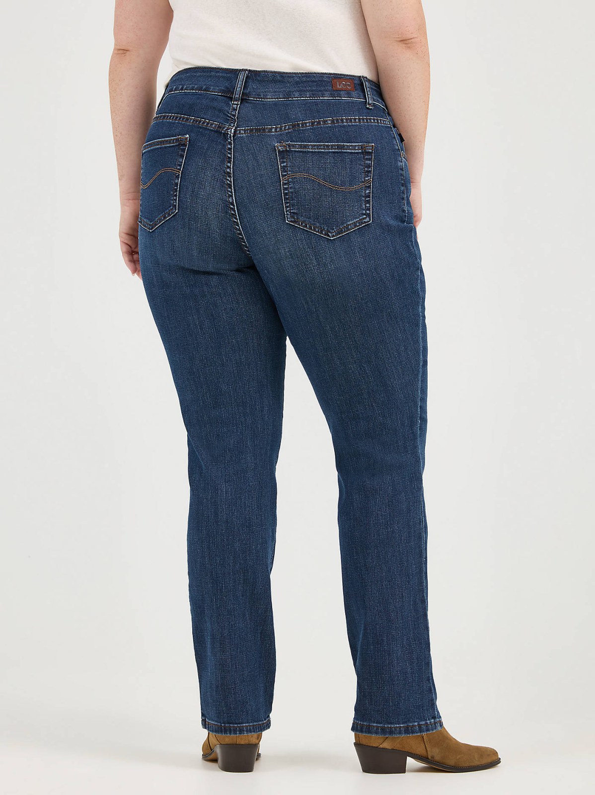 Women’s Stretch Relaxed Fit Straight Leg Jean (Plus) - view 3