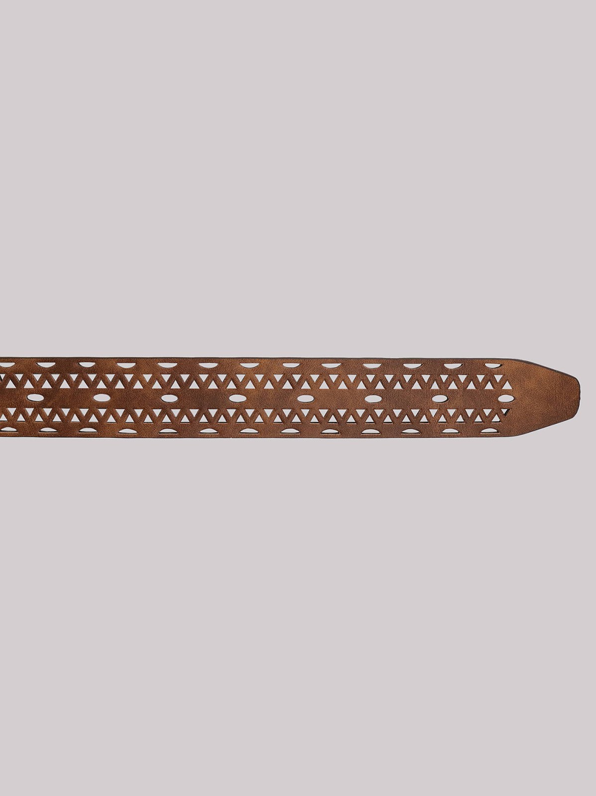 Women's Perforated Round Buckle Belt - view 3