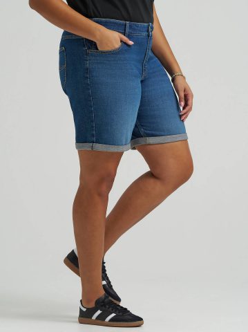 Women's Legendary Relaxed Denim Bermuda (Plus)