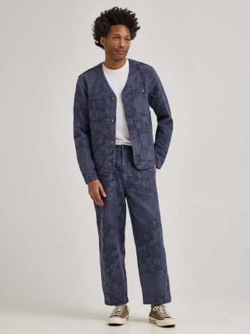 Men's Lee® x Paul Smith Jacquard Collarless Chore Coat — alternate view
