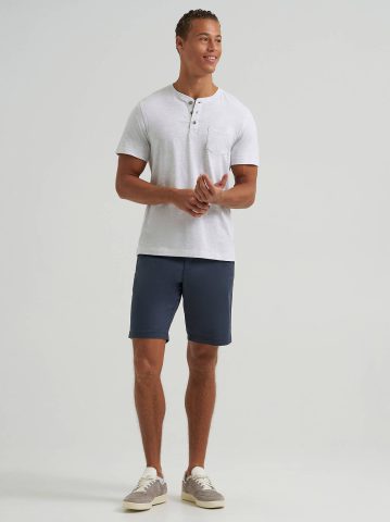 Men's Short Sleeve Jersey Henley