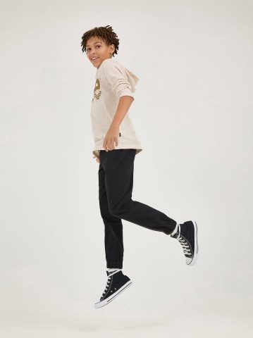 Boy's Stripe Twitch Logo Hoodie Tee