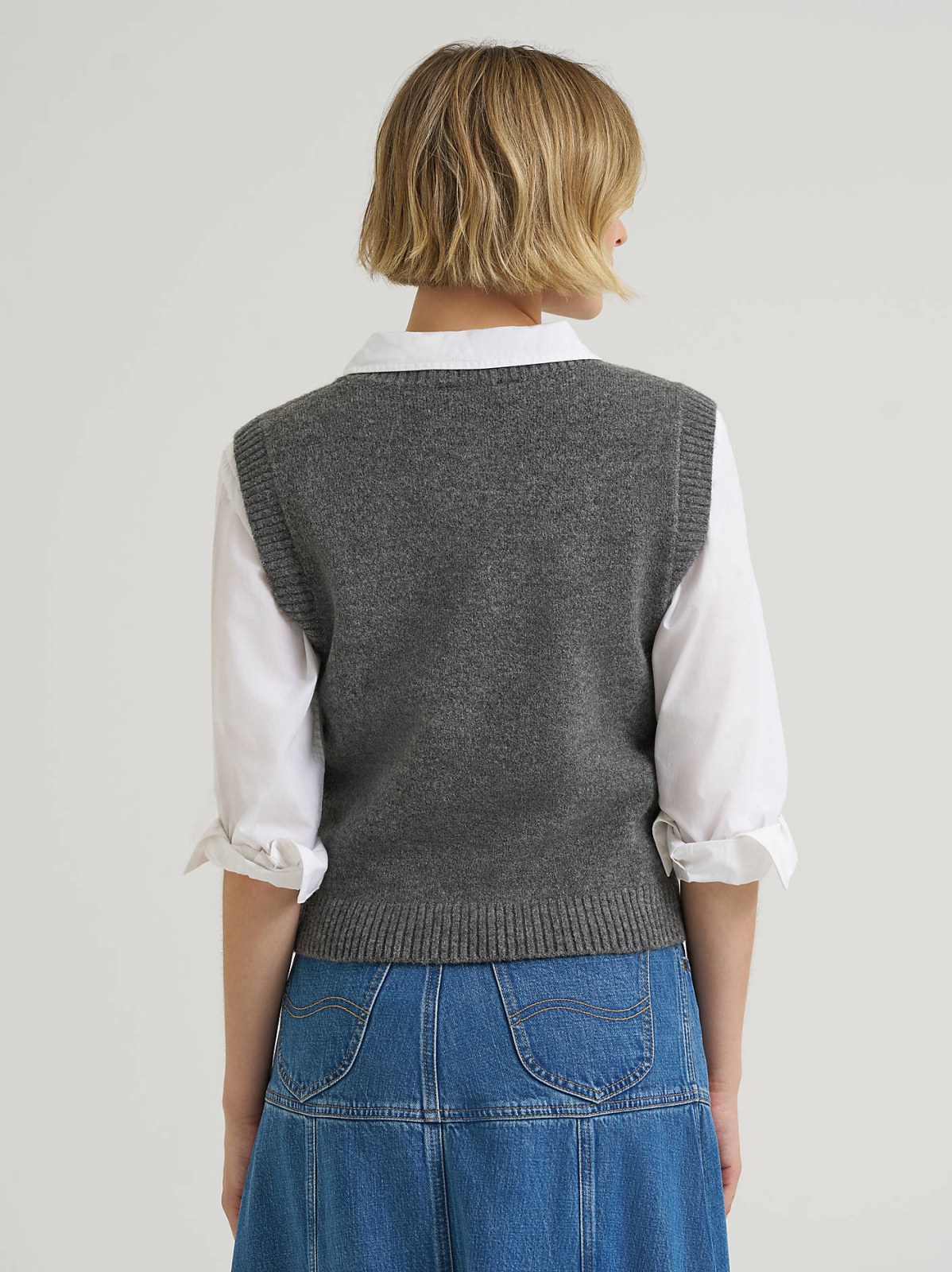 Women's V-Neck Sweater Vest - view 2