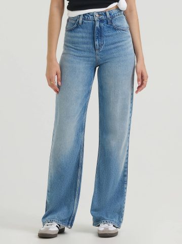 Women's Premium LQD High Rise Retro A-Line Jean — alternate view
