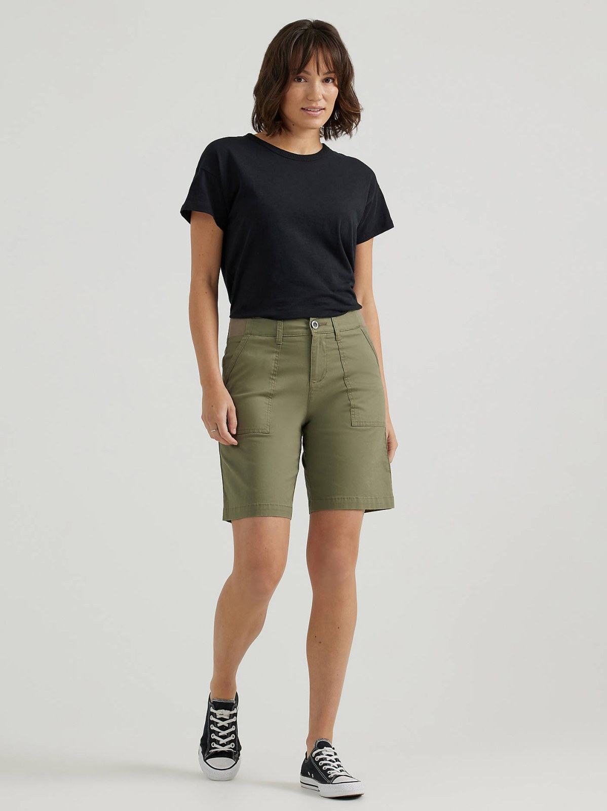 Women's Ultra Lux Comfort with Flex-To-Go Relaxed Fit Utility Bermuda