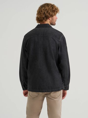 Men's Very Loose Fit Denim Overshirt