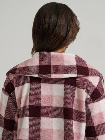 Women's Printed Sherpa Pullover