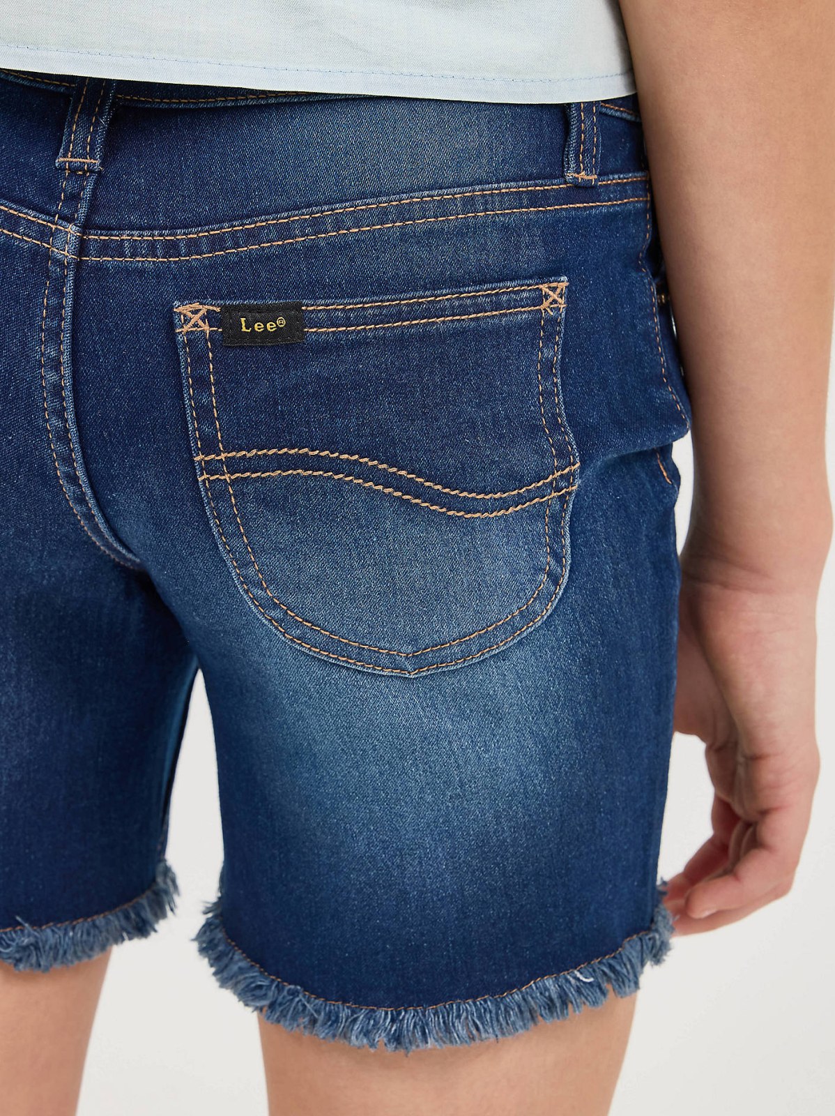 Girl's Midi Cut Off Short - view 5