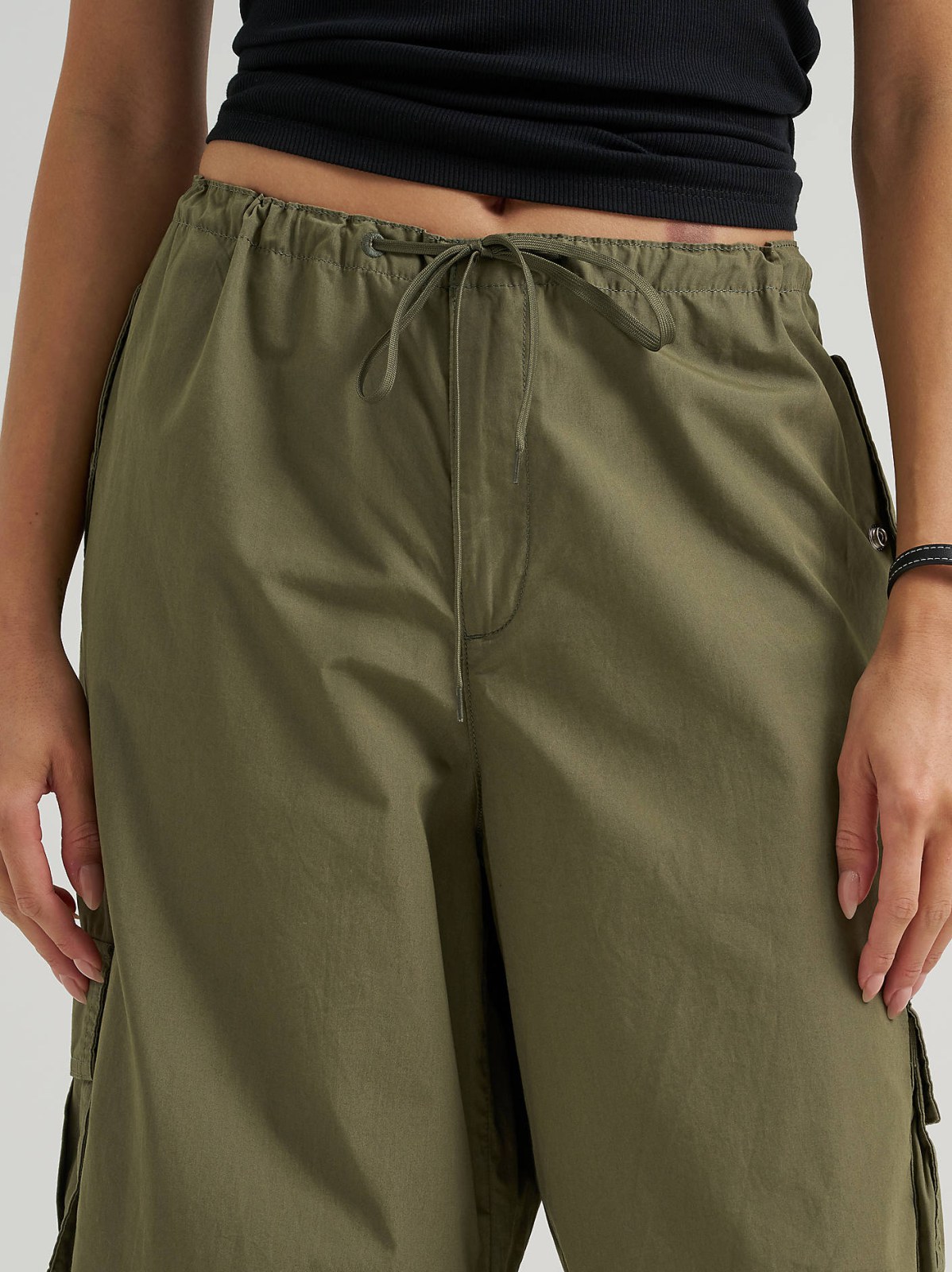 Women's Low Rise Drawstring Parachute Pant - view 8