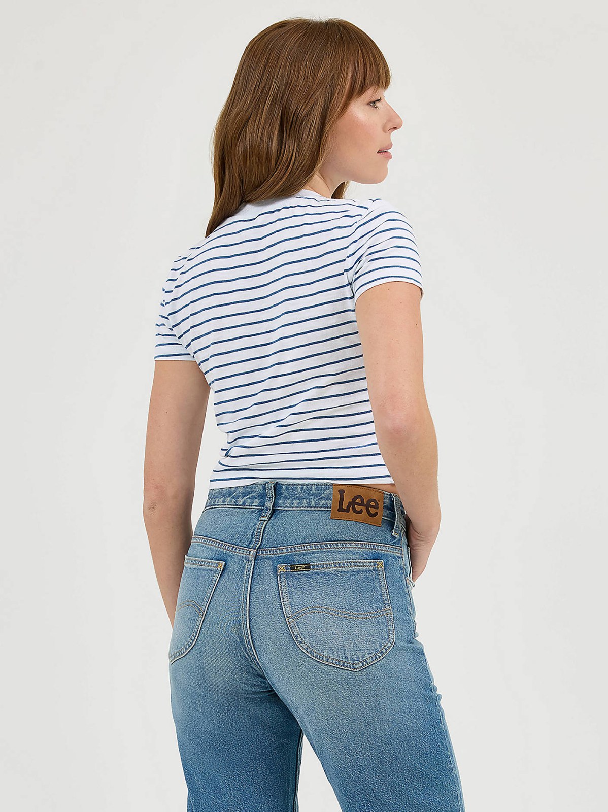 Women's Fitted Crop Logo Tee - view 3