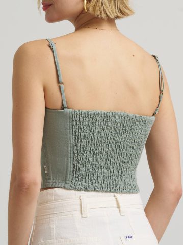Women's Detachable Straps Linen Tube Top