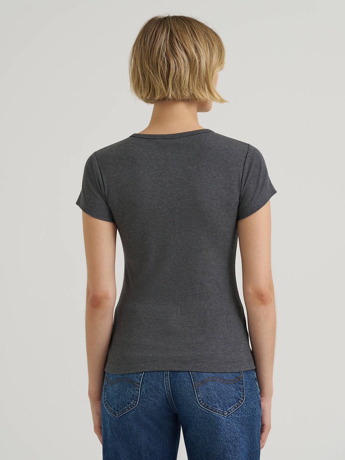 Women's Solid Baby Tee - view 2