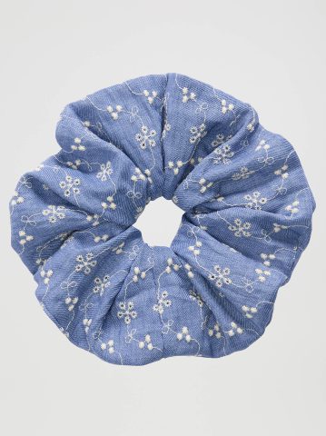 Women's Goody x Lee Large Denim Scrunchie, 1ct