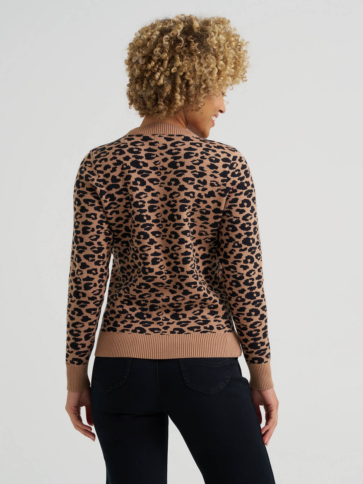 Women's Leopard Print Sweater - view 2