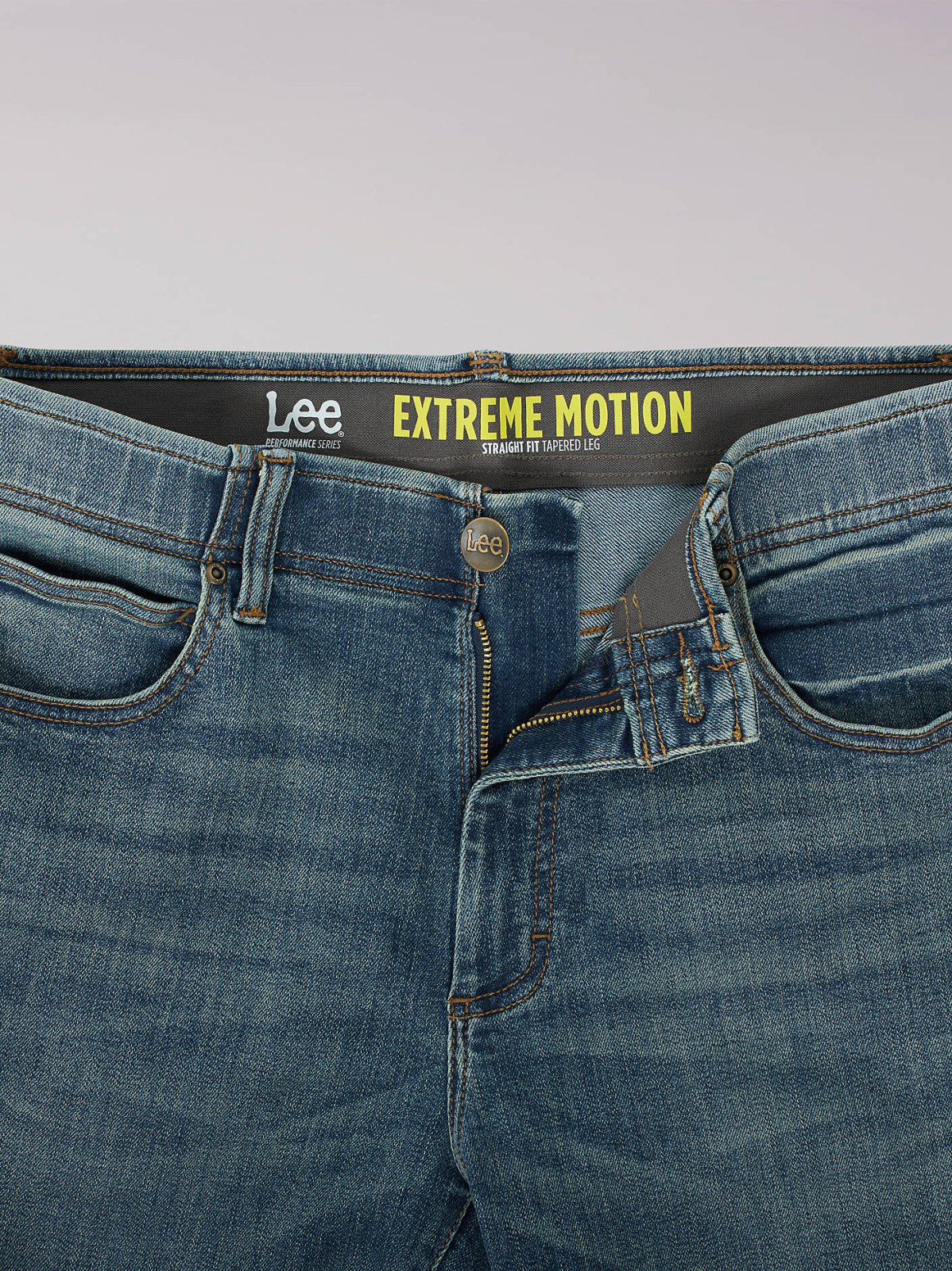 Men's Extreme Motion Straight Fit Tapered Leg Jean - view 7