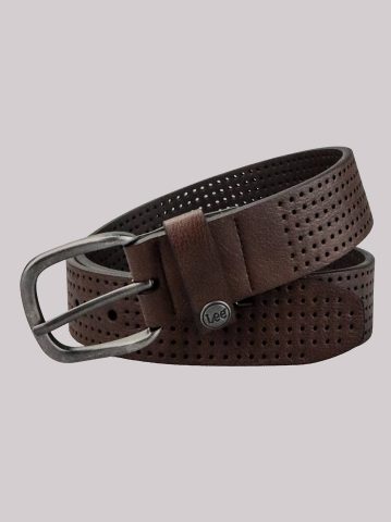 Women's Perforated Leather Belt