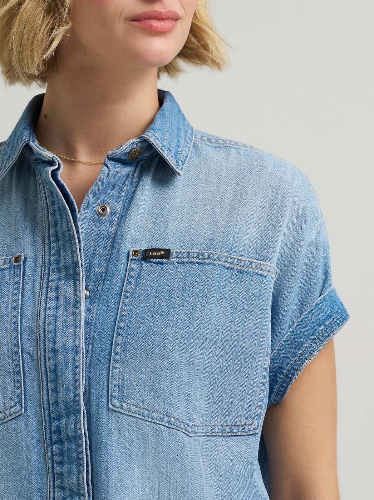 Women's Rolled Sleeve Utility Shirt - view 5