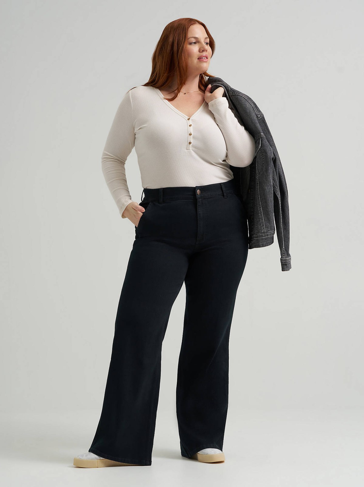 Women's Legendary High Rise A-Line Jean (Plus) - view 7