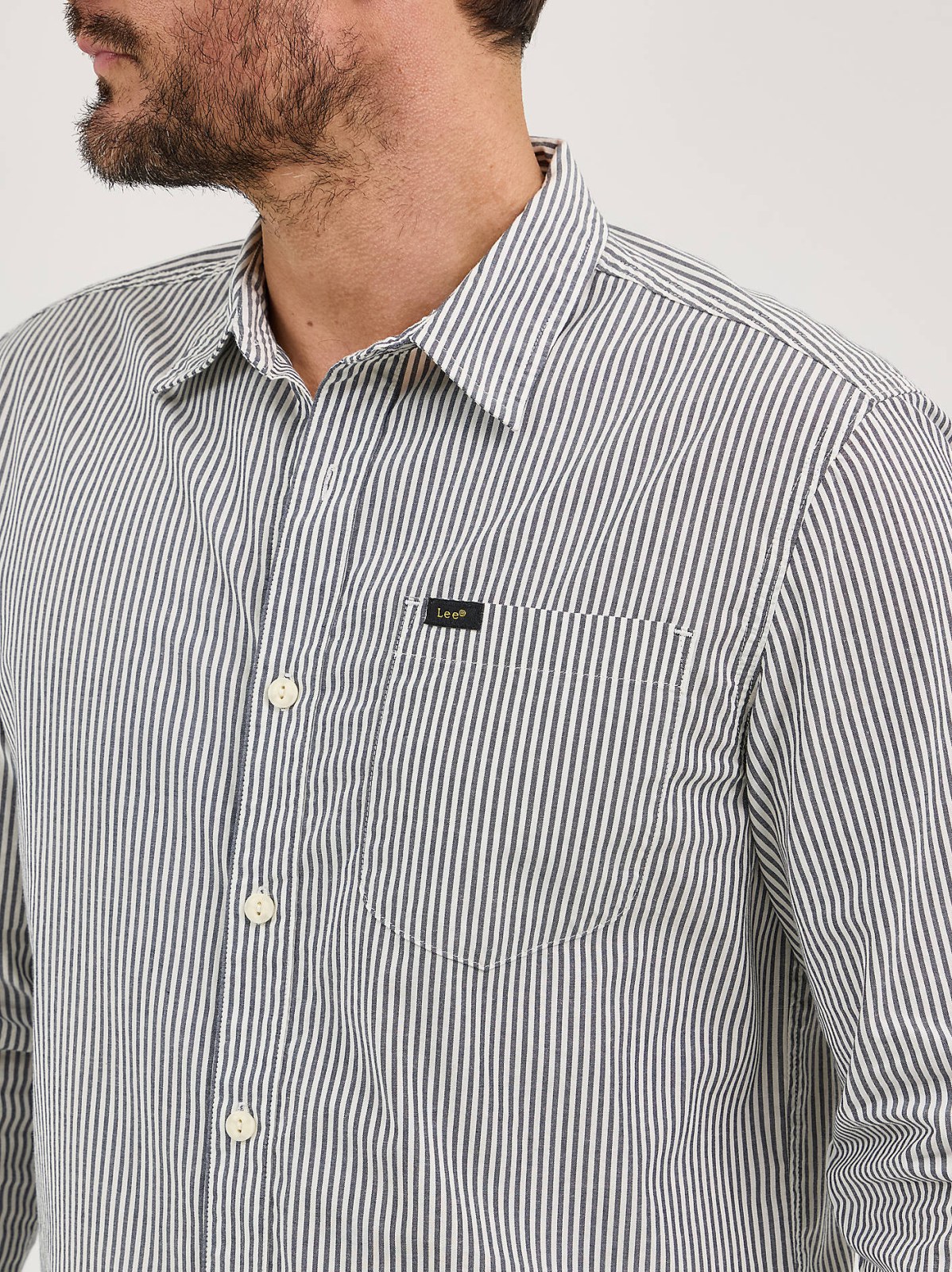 Men's Extreme Motion All Purpose Stripe Button Down Shirt - view 3