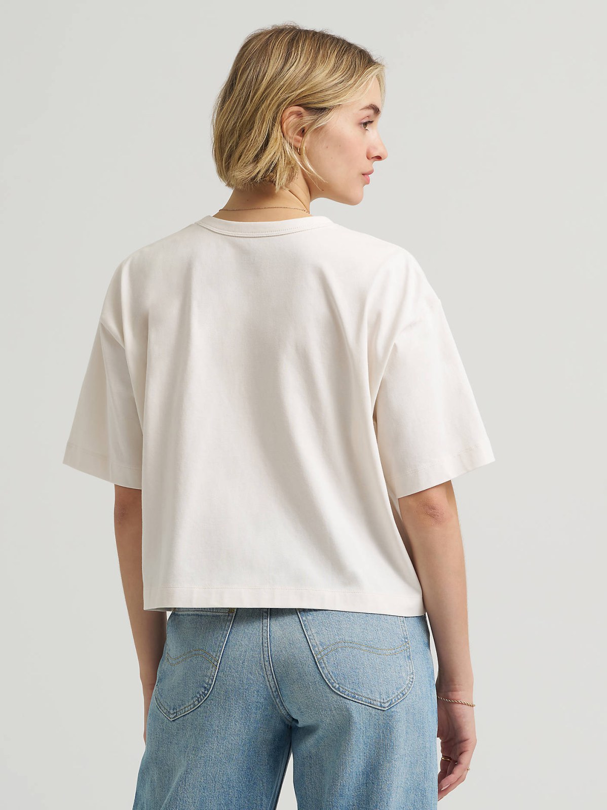 Women's Boxy Fit Crafted Indigo Graphic Tee - view 5