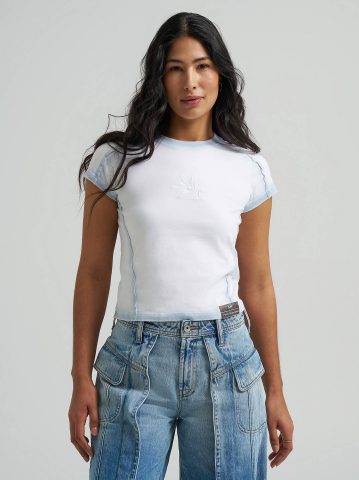 Women's Lee® x Feng Chen Wang Cropped Logo Tee — alternate view