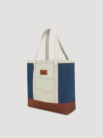 Women's Color Block Tote Bag
