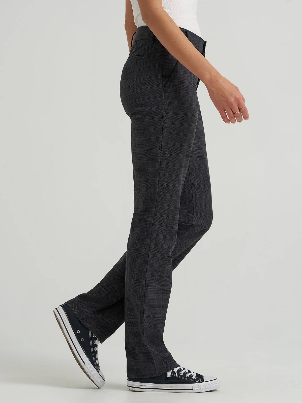 Women's Wrinkle Free Relaxed Fit Straight Leg Pant - view 4