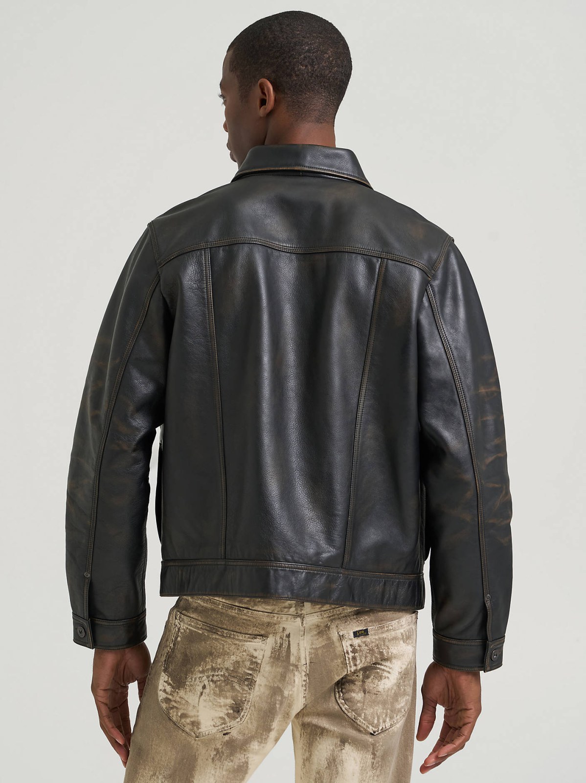 Men's Lee 101™ Leather Cowboy Jacket - view 2