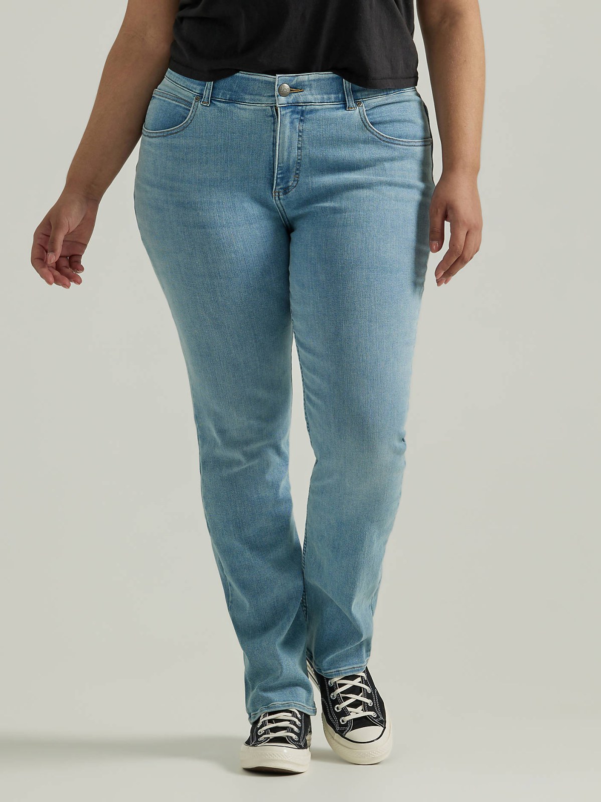 Women's Ultra Lux Comfort with Flex Motion Straight Jean (Plus) - view 2