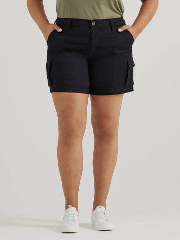 Women's Ultra Lux Comfort with Flex-to-Go Relaxed Fit Cargo Short (Plus)