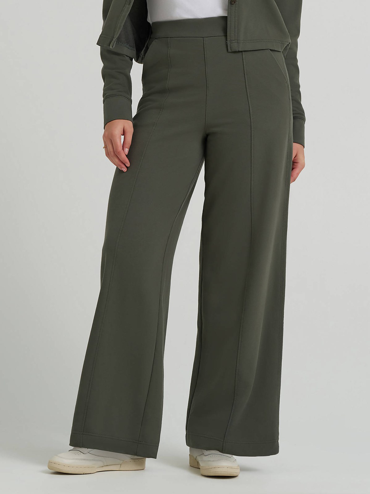 Women's Wide Leg Pull On Knit Pant - view 2