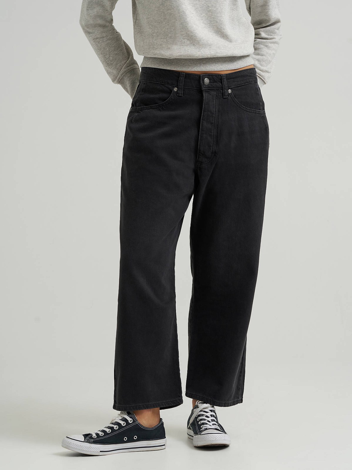 Women's Loose Crop Button-Fly Jean - view 2