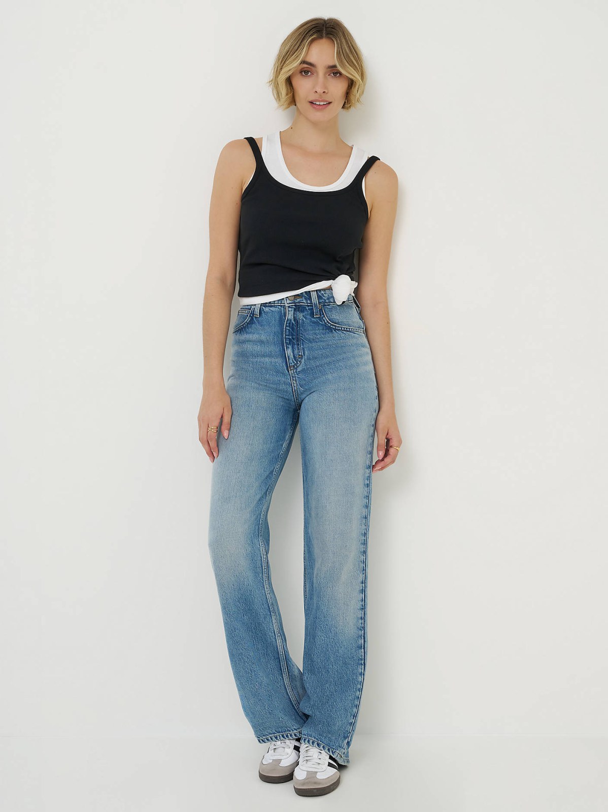 Women's Premium LQD High Rise Retro A-Line Jean