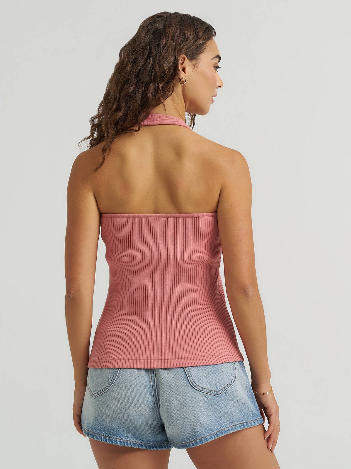 Women's Rib Knit Halter Top - view 4