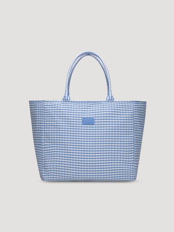 Women's Gingham Tote Bag