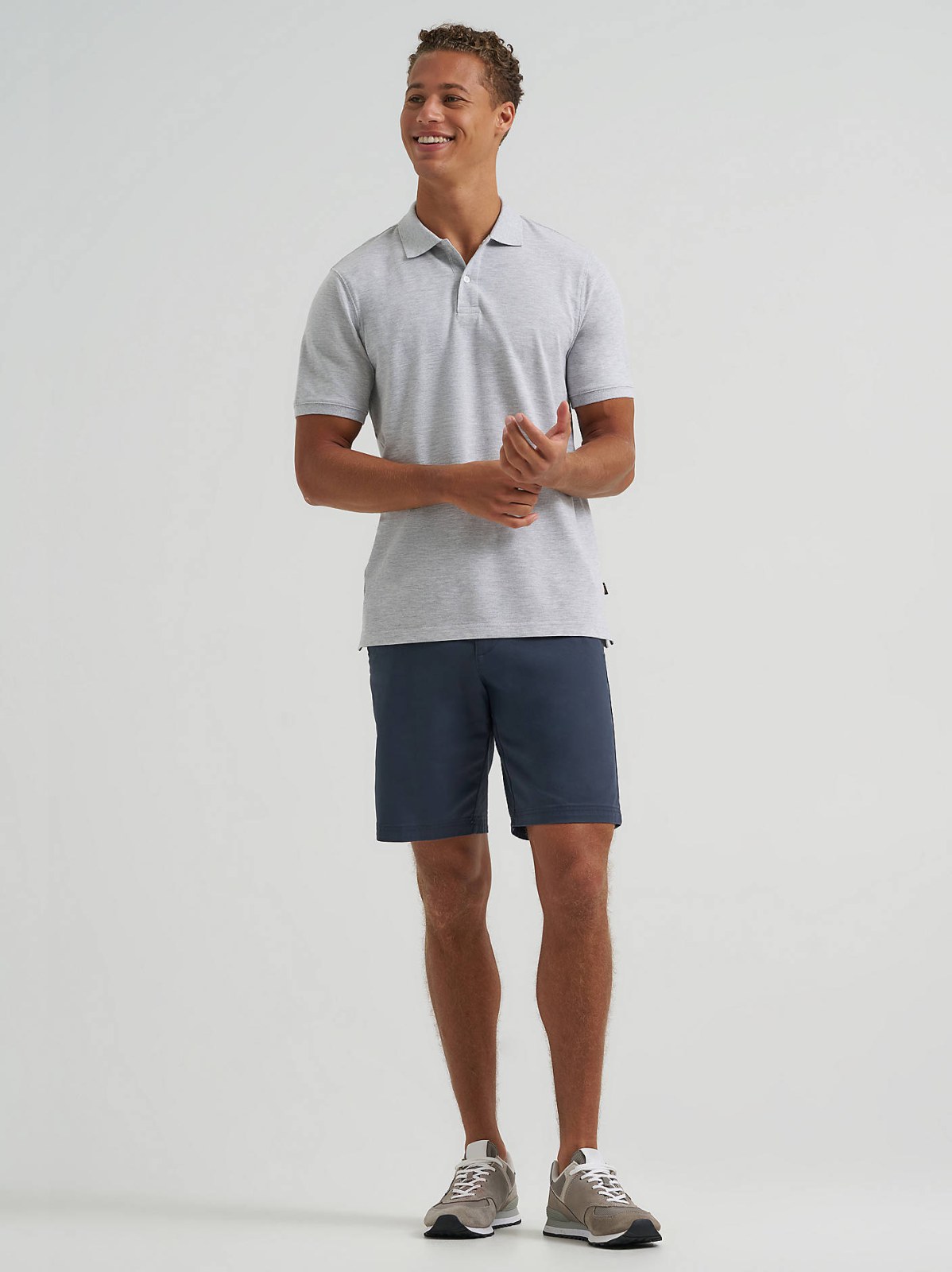 Men's Solid Mini Pique Polo Shirt - view 4