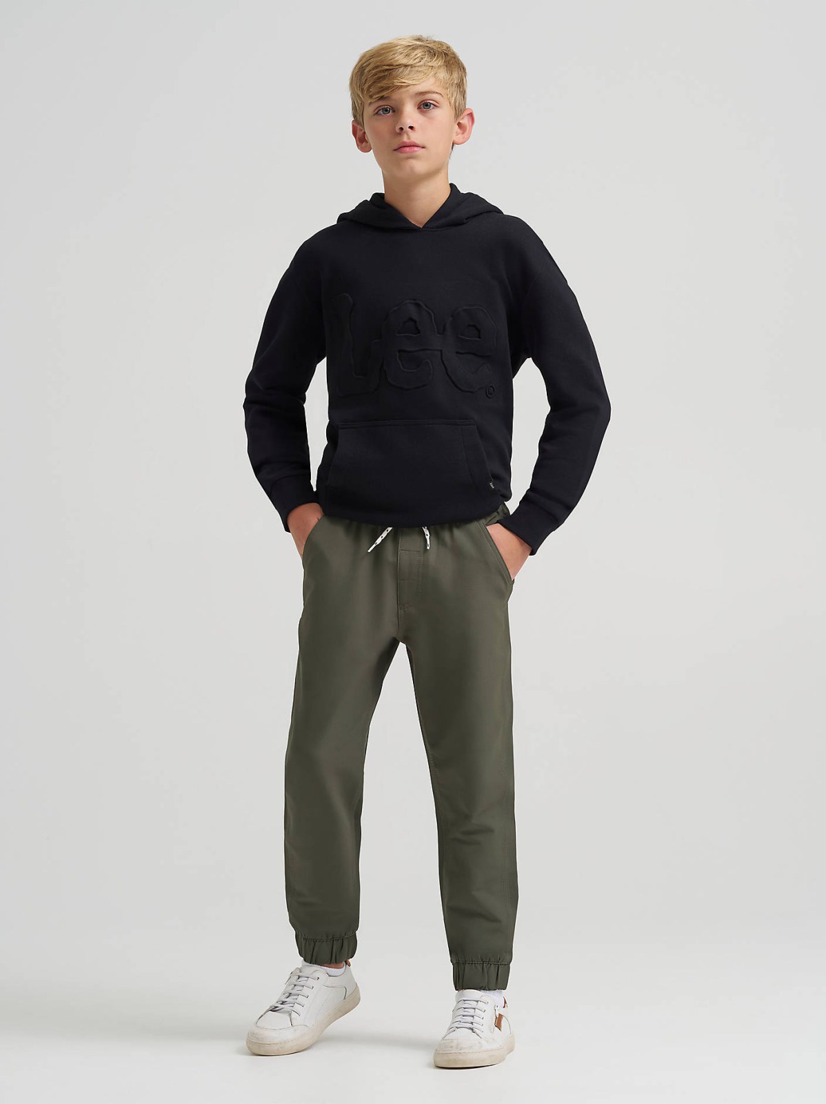 Boy's Brushed Back Tech Carpenter Jogger