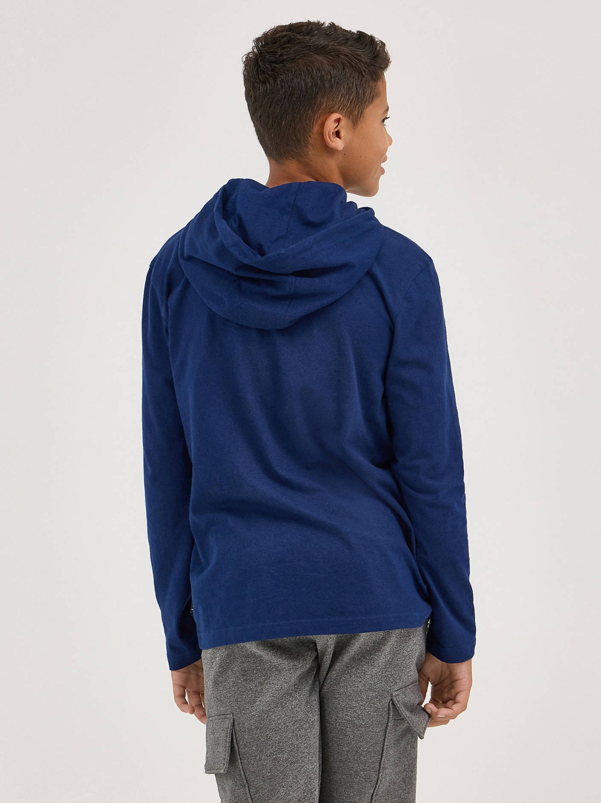 Boy's Stripe Twitch Logo Hoodie Tee - view 2