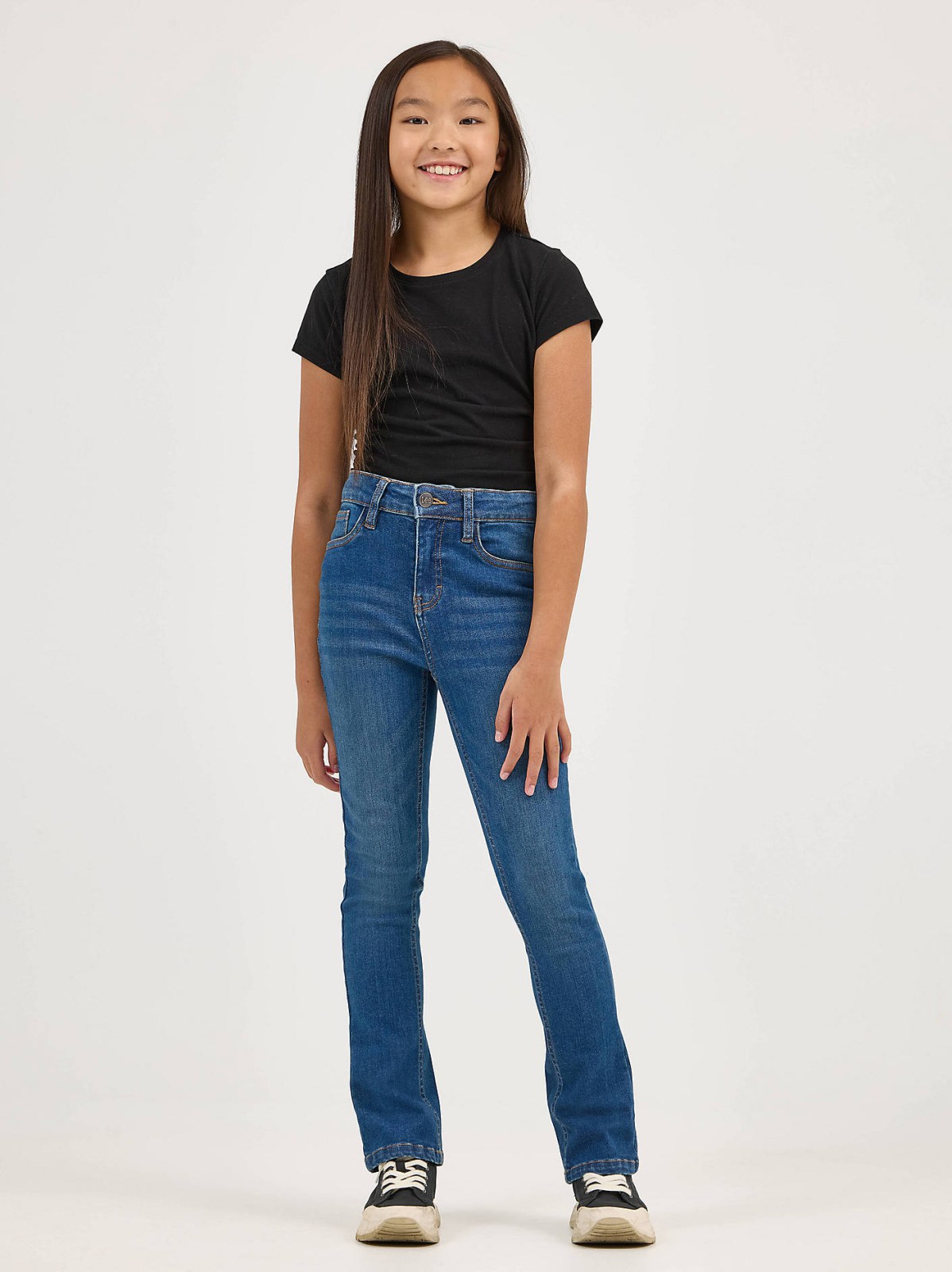 Girl's High Rise Flare Jean