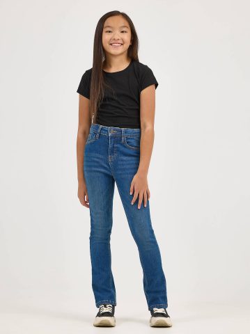 Girl's High Rise Flare Jean