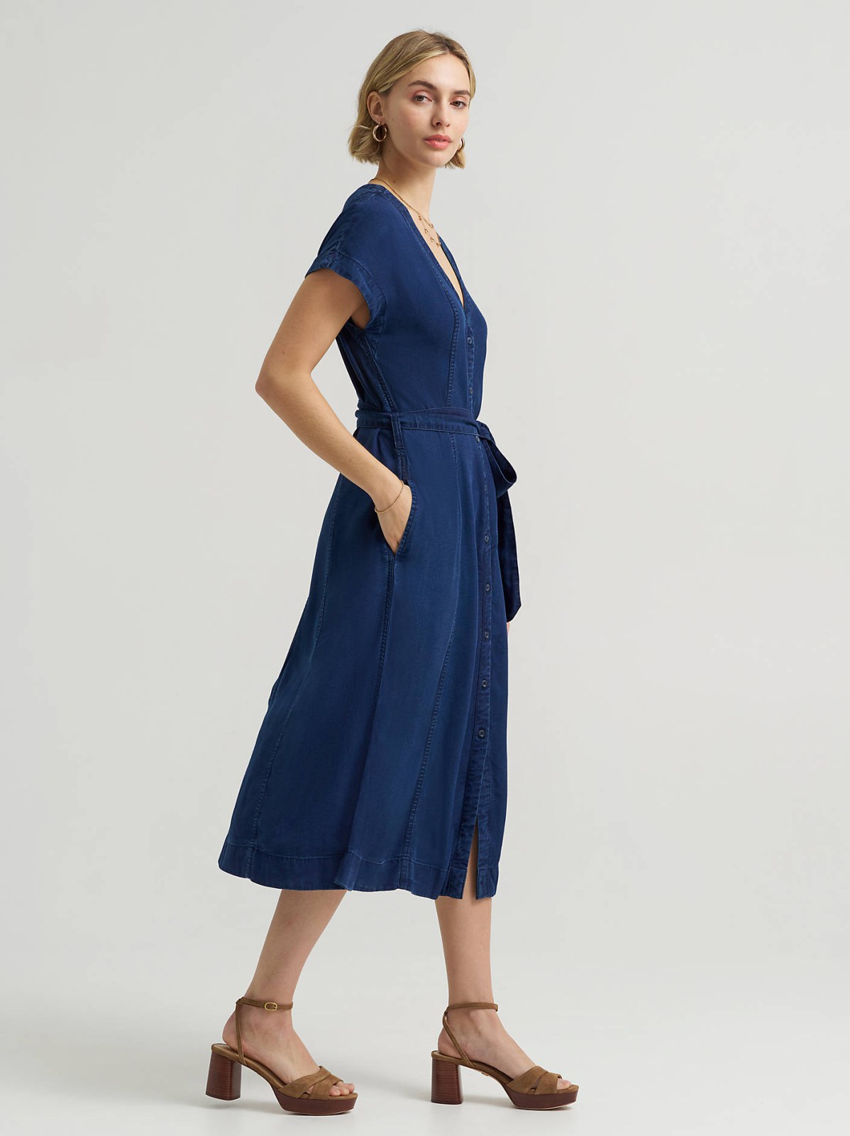 Women's Western Midi Dress - view 4