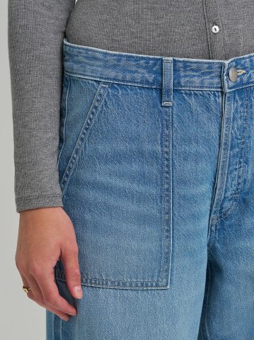 Women's Patch Pocket Slouch Jean