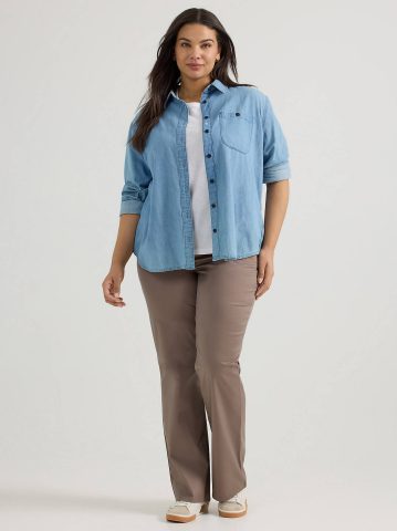 Women's Wrinkle Free Trouser Pant (Plus)