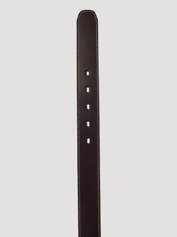 Men's Reversible Stitched Leather Belt