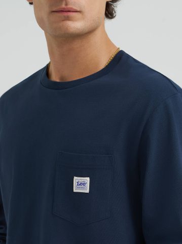 Men's Long Sleeve Workwear Pocket Tee