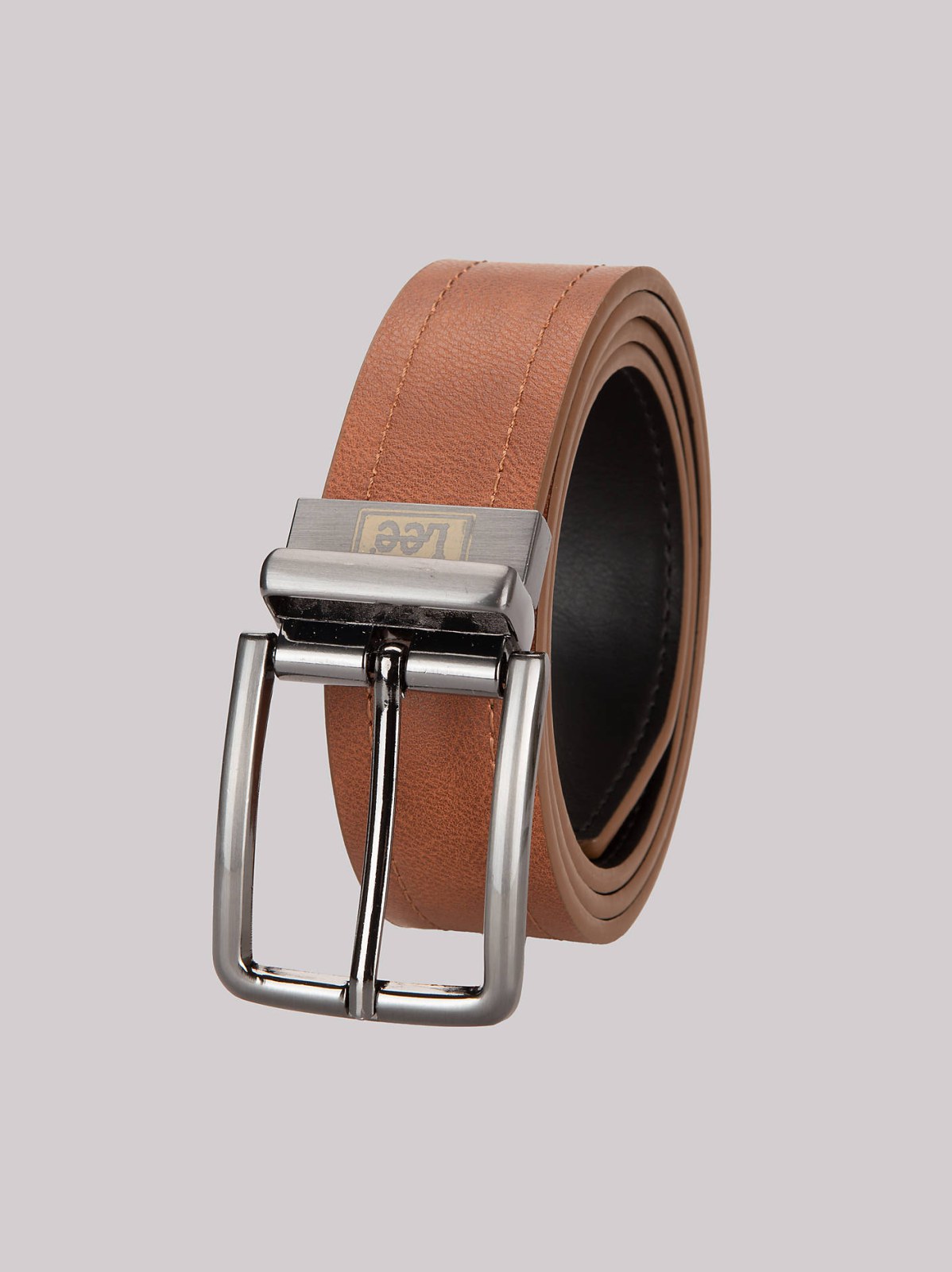 Men's Logo Stamped Reversible Belt - view 4